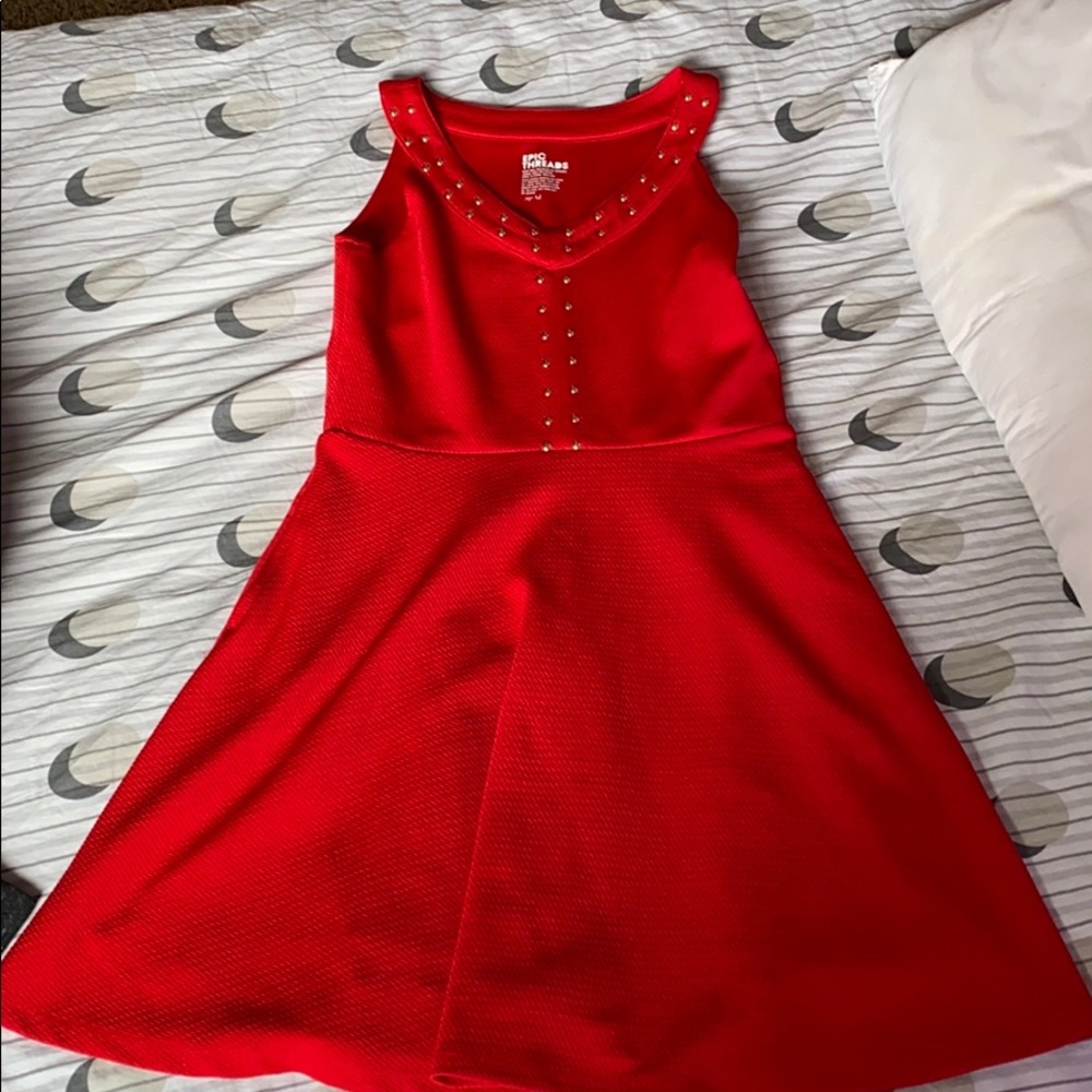 Red dress
